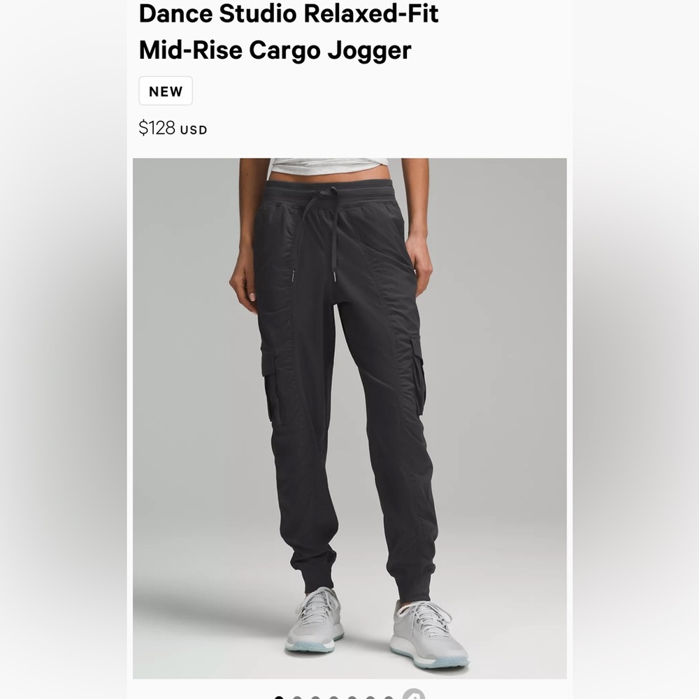 Dance Studio Relaxed-Fit Mid-Rise Cargo Jogger s